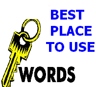 the best place to use keywords