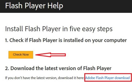 How to Test and Enable Adobe Flash Player in Your PC & Browser