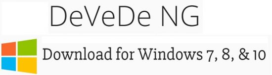 devede ng dvd maker for windows 10