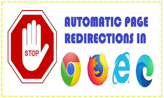 stop page redirects automatically in browsers