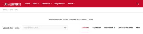 ROMs Universe - safe place to download ROMs