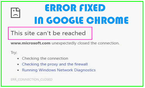 How to Fix This Site Can’t Be Reached Error in Google Chrome