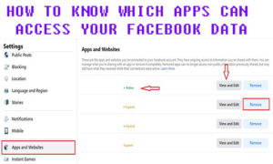 which websites and apps can access facebook data