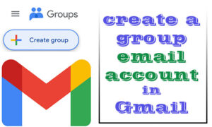 create a Group email account in Gmail