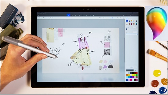 Paint 3d modeling and graphic design application