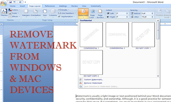 remove water mark from windows and mac devices remove water mark from windows and mac devices