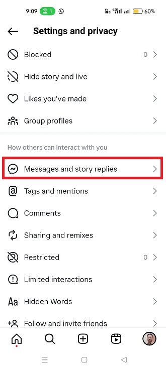 Turn off your Status on Instagram
