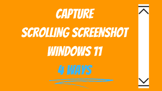 capture scrolling screenshot in windows 11 capture scrolling screenshot in windows 11