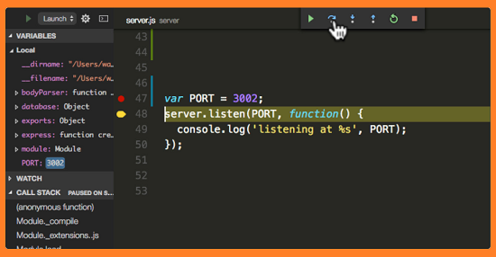 Visual Studio Code Editor Visual Studio Code Mac editor interface showing syntax highlighting