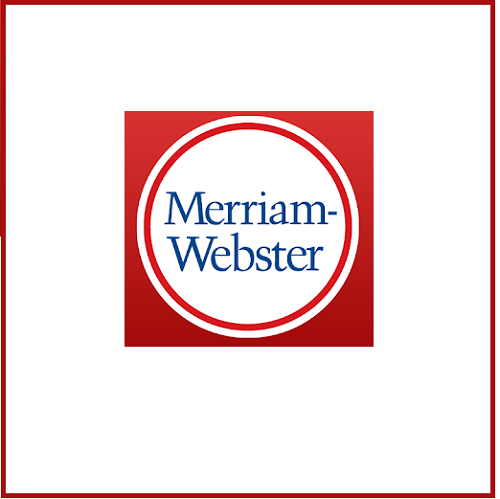 Merriam-Webster Dictionary app screen showing word definition and pronunciation on mobile device