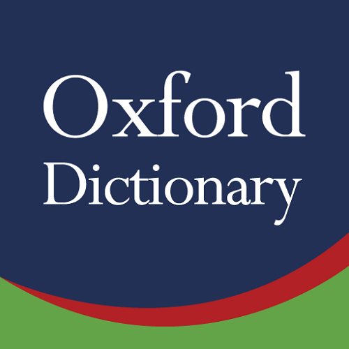 Oxford English Dictionary mobile app listing over 350,000 words, definitions and word origins