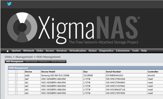 XigmaNAS Software XigmaNAS Software