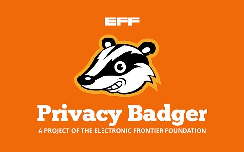 Privacy Badger Chrome extension automatically blocking website trackers